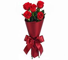 Букет 5 Красных роз Эдлесс Лав в Шале