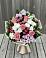 Букет цветов из: Альстромерии, Гвоздики, Розы и Хризантемы в Шале