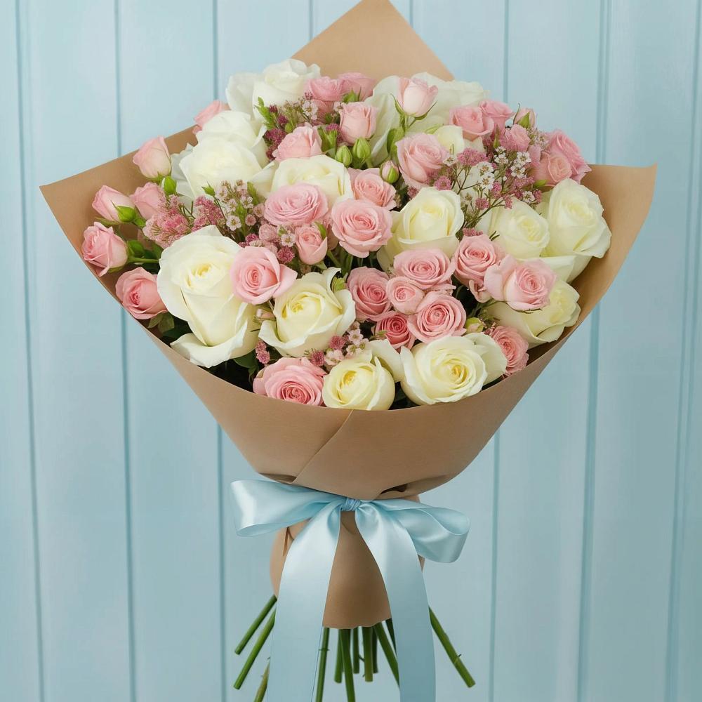 Букет цветов из: Розы в Шале