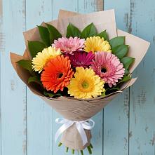 Букет цветов из:  Герберы #REPLACE_PRED# Шале
