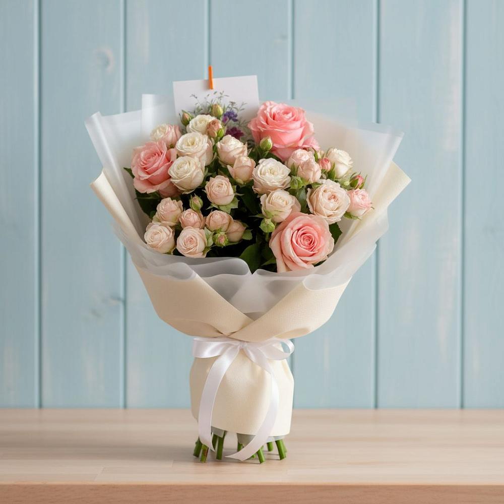 Букет цветов из: Розы в Шале