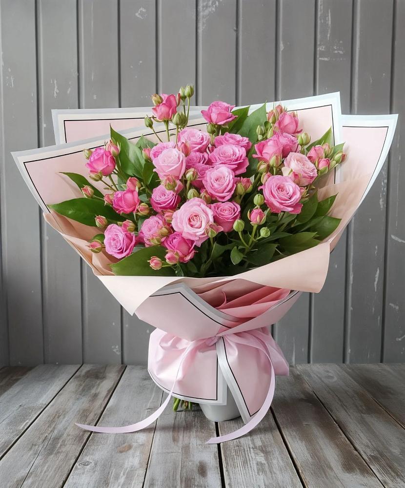 Букет Розовый кустик в Шале