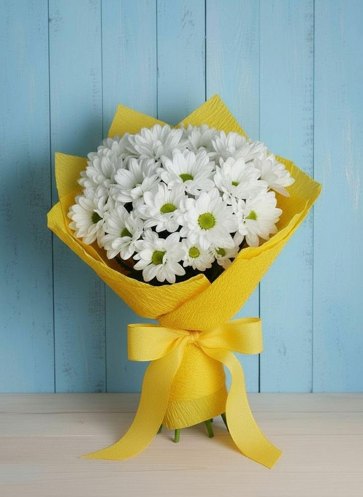 Букет цветов из: Хризантемы в Шале